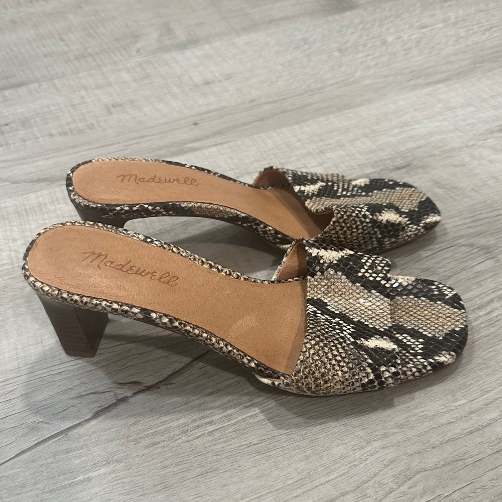 Madewell kitten heel slides